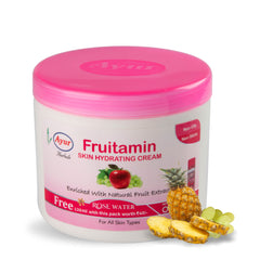 Ayur Herbals Fruitamin Cream 500ml (Free 120ml Rose Water)