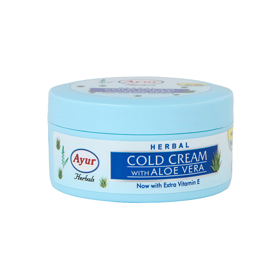 Herbal Cold Cream With Aloe Vera – Ayur Herbals