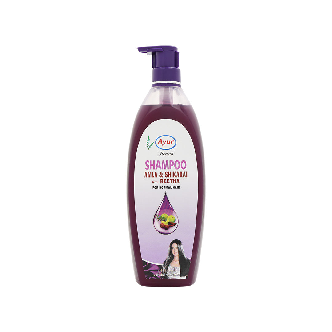 Ayur Herbals Amla Shikakai With Reetha Shampoo