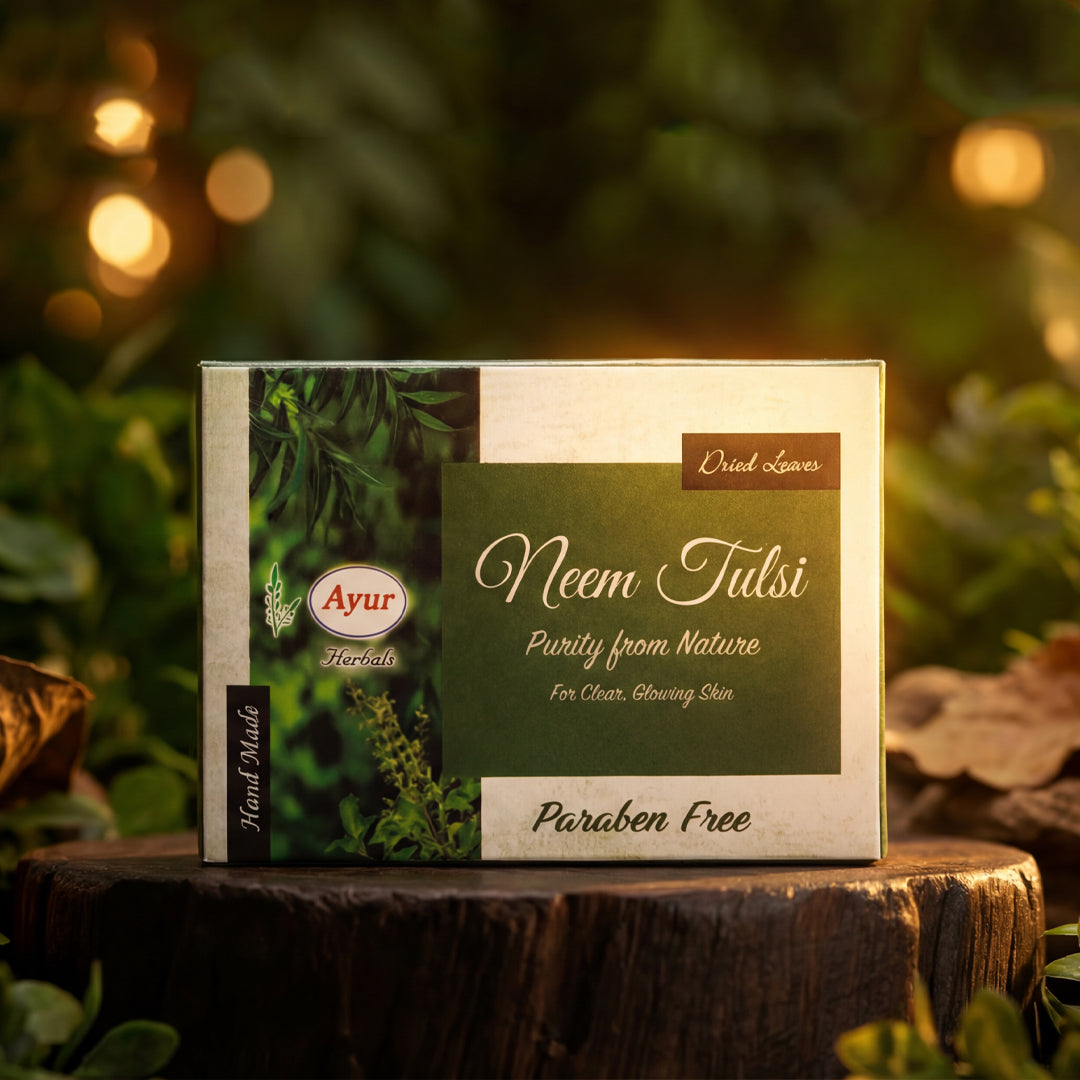 Ayur Herbals Neem Tulsi Handmade Soap – Paraben Free