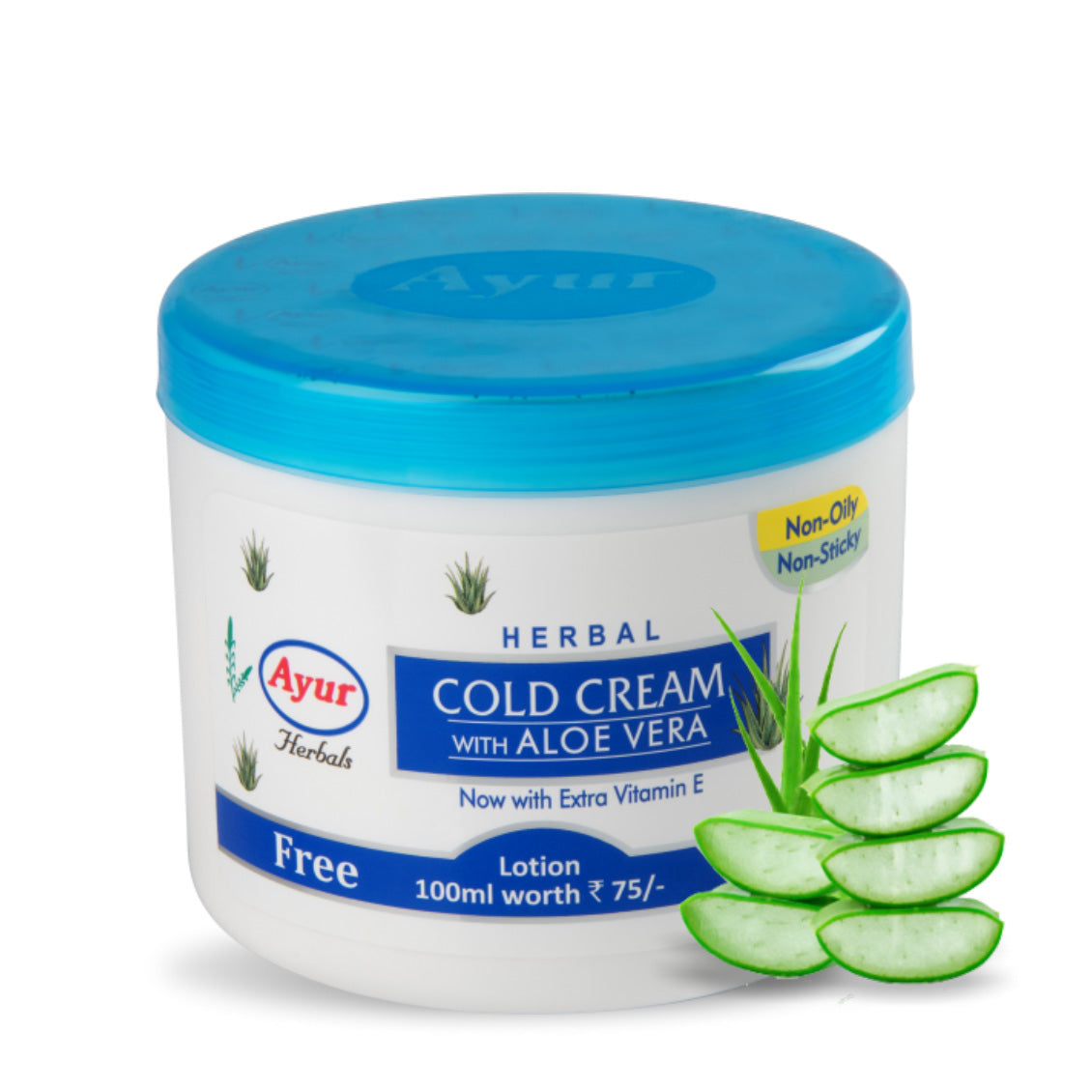 Buy Ayur Herbals Cold Cream With Aloe Vera 200 ml Online